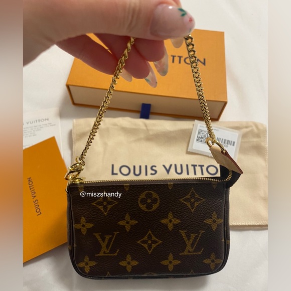 SOLD Louis Vuitton Mini Pochette Monogram *NEW* LV - Picture 5 of 10